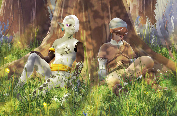 Lighting Test/VTF Edit: Zelda Inspired practice