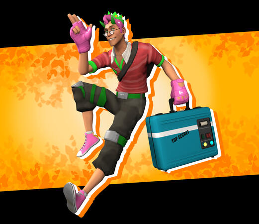 Sun Scout: Personal design with heavy edits, made in SFM and edited in Krira.